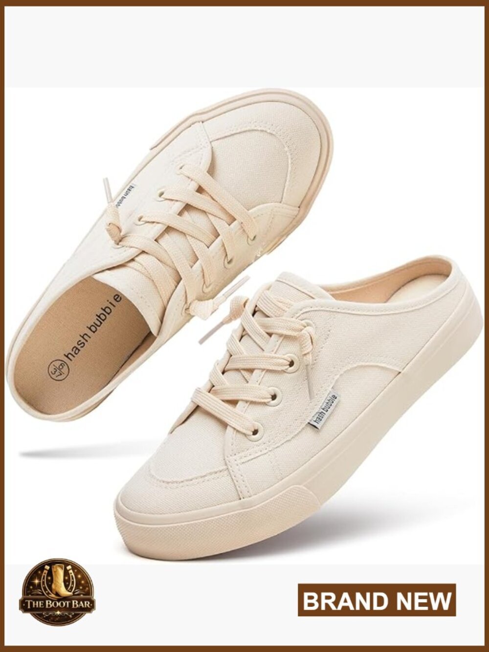 Women's Mules Slip on Sneakers Canvas Backless Shoes